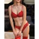 Комплект Sielei балконет+слипы DELICE 78525B rosso, Цвет: rosso (красный), Размеры: 75B