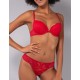 Комплект Sielei пуш-ап+бразилиана DELICE 78547B rosso, Цвет: rosso (красный), Размеры: 75B