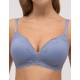 Бюстгальтер бралетт без косточек Ysabel Mora 10769 голубой, Цвет: голубой, Размеры: 85B
