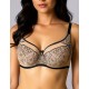 Бюстгальтер с мягкими чашками Albina L JESSICA 7052, Цвет: миндаль/черный, Размеры: 95B