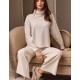 Теплый костюм из трикотажа с начесом Lormar BASIC 603897LU latte, Цвет: latte (молочный), Размеры: M/L