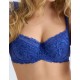 Кружевной бюстгальтер на поролоне Lina A 6086 ривьера, Цвет: ривьера, Размеры: 75B
