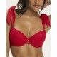 Бюстгальтер с пуш-ап вкладышами Esotiq CEST 43986 красный, Цвет: красный, Размеры: 70D