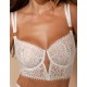 Кружевной бюстгальтер-бюстье Kinga NOIR VANILLE 1271-SC, Цвет: ваниль, Размеры: 75F