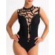 Боди Bella Misteria BLACK AGATE body, Цвет: черный+телесный, Размеры: L