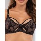 Бюстгальтер с мягкой чашкой Orhideja 175-990 черный-пион, Цвет: черный-пион, Размеры: 90E