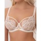 Мягкий бюстгальтер с кружевом Subtille MARTA MILK soft, Цвет: молочно-белый, Размеры: 65F