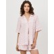 Женская пижама с шортами Aruelle BLOSSOM, Цвет: светло-розовый, Размеры: XS