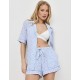 Пижама женская с шортами Aruelle LULLABY, Цвет: светло-голубой, Размеры: XS