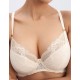 Бюстгальтер с пуш-ап вкладышами Alles PURE ROMANTIC P-UP vanilla, Цвет: кремовый, Размеры: 65D