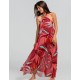 Длинное пляжное платье Cosita Linda CLC26052 RAINFOREST RADIANCE, Цвет: мульти, Размеры: M