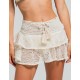 Короткая пляжная юбка Cosita Linda CLC26120 ETHEREAL NATURE, Цвет: молочный, Размеры: M