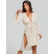 Пляжный халат Cosita Linda CLC26121 ETHEREAL NATURE, Цвет: молочный, Размеры: M