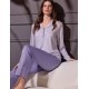 Пижама лонгслив с брюками Lormar TODAY 654099LU violette/glicine, Цвет: violette/glicine (фиолетовый), Размеры: 2XL