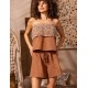 Летний комплект с шортами Mia-Amore BARBADOS 6004, Цвет: капучино, Размеры: S