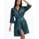 Шелковый халат Mia-Amore VALENSIA 3263 малахитовый, Цвет: малахитовый, Размеры: 2XL/3XL