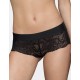 Кружевные трусы-шорты Triumph BODY MAKE-UP ILLUSION LACE shorty чёрный, Цвет: чёрный, Размеры: S