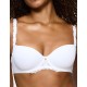 Бюстгальтер балконет Triumph WILD AZALEA FLORALE WHP белый, Цвет: белый, Размеры: 70C