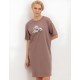 Сорочка для сна Very Neat ПУДЕЛЬ Е10065 капучино, Цвет: капучино, Размеры: 4XL