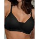 Хлопковый бюстгальтер без косточек Leilieve COTTON LOVER C3004 nero, Цвет: nero (черный), Размеры: 80B