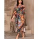 Длинная туника из хлопка Mia-Amore COLIBRI 5683, Цвет: мультицвет, Размеры: L/XL