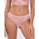 Кружевные стринги Alles POWDER WHISPER stringi pink, Цвет: розовый, Размеры: S