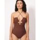 Слитный купальник Ysabel Mora SAND 83360 коричневый, Цвет: коричневый, Размеры: 85B
