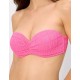 Пляжный бюст-бандо Ysabel Mora STRAWBERRY 83214 розовый, Цвет: розовый, Размеры: 85C