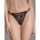 Кружевные стринги Amelie ANGELA 2617-1 черный, Цвет: черный, Размеры: XS