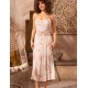 Длинный сарафан Mia-Amore TELMA 5780, Цвет: латте, Размеры: M
