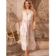 Длинное платье-рубашка Mia-Amore TELMA 5784, Цвет: латте, Размеры: L