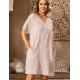Короткая туника из хлопка Mia-Amore AMBER 5791, Цвет: бежевый, Размеры: S/M