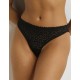 Кружевные трусы стринги Dim DAILY DENTELLE 0E95 чёрный, Цвет: чёрный, Размеры: XS