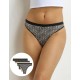 Набор стрингов Dim LES POCKETS COTON 4C19 лот этнический - 3 штуки, Цвет: лот этнический, Размеры: XXS/XS