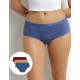 Набор хлопковых трусов Dim LES POCKETS COTON 4H01/3 джинс/крем/сиреневый - 3 штуки, Цвет: джинс/крем/сиреневый, Размеры: S/M