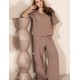 Комплект с брюками Mia-Amore NANCY 6034 шоколадный, Цвет: шоколадный, Размеры: 2XL