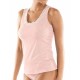Хлопковая майка с кружевом Sielei NATURAL COTTON 1434 rosa melange, Цвет: rosa melange (розовый), Размеры: XS