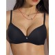 Бюстгальтер пуш-ап без косточек Sielei NATURAL COTTON 1456 nero, Цвет: nero (черный), Размеры: 70B