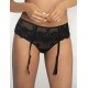 Пояс для чулок Sielei GLAM 1949 nero, Цвет: nero (черный), Размеры: XS