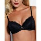 Бескаркасный бюстгальтер пуш-ап Sielei VANITY 1776 nero, Цвет: nero (черный), Размеры: 70B