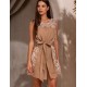 Короткое платье Mia-Amore DORA 5810, Цвет: бежевый, Размеры: 2XL