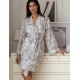 Короткий запашной халат Mia-Amore KANTI 5863, Цвет: мультицвет, Размеры: XS