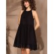 Короткий сарафан из муслина Mia-Amore LARNACA 5750 черный, Цвет: черный, Размеры: XL