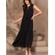 Длинный сарафан из муслина Mia-Amore LARNACA 5754 черный, Цвет: черный, Размеры: 3XL