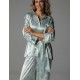 Комплект из натурального шелка Mia-Amore TIFFANY 4916, Цвет: мятный, Размеры: 2XL