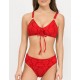Купальник мягкий без косточек Sielei JQ52+JQ67 rosso, Цвет: rosso (красный), Размеры: 85C