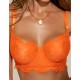 Кружевной бюстгальтер бюстье Kinga PAPAYA MOON 1269-SC, Цвет: оранжевый, Размеры: 70B