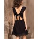 Короткий сарафан с оборками Mia-Amore LARNACA 5751 черный, Цвет: черный, Размеры: M