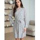 Халат из натуральной вискозы Mia-Amore ALMA 5873, Цвет: серый, Размеры: 2XL/3XL