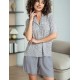 Комплект рубашка с шортами Mia-Amore ALMA 5877, Цвет: серый, Размеры: 2XL